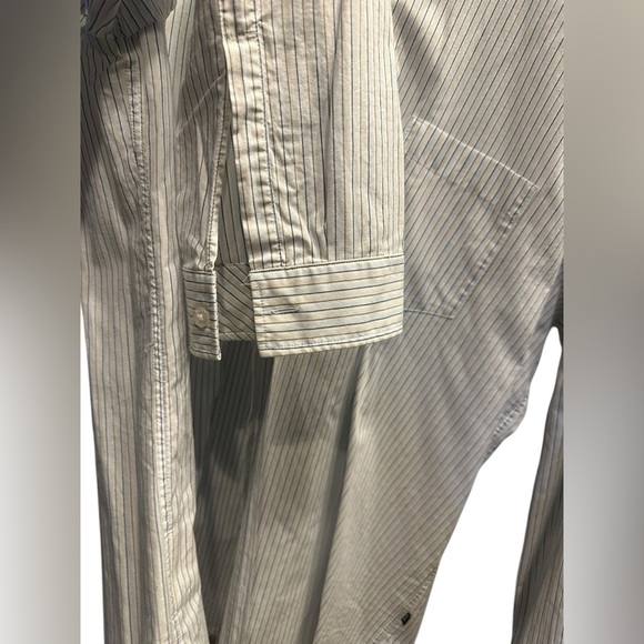 Boss Hugo Boss Men's White Striped Shirt size XL - Picture 5 of 7